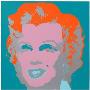 Marilyn Kopf Flieder-Silber-Orange by Andy Warhol Limited Edition Print