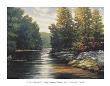 Valley Stream At Sunrise by Peter Pettegrew Limited Edition Pricing Art Print