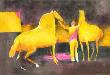 Chevaux Jaunes by Paul Guiramand Limited Edition Print