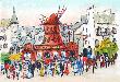 Paris, Le Mouiin Rouge Iii by Urbain Huchet Limited Edition Print