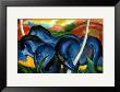 The Large Blue Horses, 1911 by Franz Marc Limited Edition Print