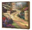 Spring Gate - Framed Fine Art Print On Canvas - Wood Frame by Thomas Kinkade Limited Edition Print