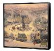 St. Nicholas Circle - Framed Fine Art Print On Canvas - Black Frame by Thomas Kinkade Limited Edition Pricing Art Print