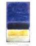 Untitled (Blue, Dark Blue, Yellow) by Mark Rothko Limited Edition Print