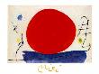 The Red Sun by Joan Miro Limited Edition Pricing Art Print