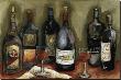 Wine Still Life With Olive Green Background by Nicole Etienne Limited Edition Print