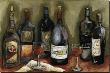 Wine Still Life With Olive Green Background by Nicole Etienne Limited Edition Pricing Art Print