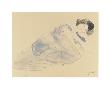 Femme Vetue Allongee Sur Flanc by Auguste Rodin Limited Edition Print