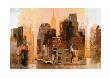 New Yorker And Cabs by Colin Ruffell Limited Edition Print