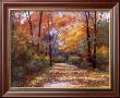 Autumn Road by Diane Romanello Limited Edition Pricing Art Print