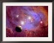 White Giant Stars Blaze Against Nebular Surroundings by Stocktrek Images Limited Edition Pricing Art Print