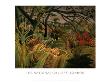 Tiger In A Tropical Storm by Henri Rousseau Limited Edition Print