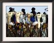 A Wodabe Man Waits To Perform A Dance Of Male Beauty At A Festival In Ingall, Niger, Sept. 25, 2003 by Christine Nesbitt Limited Edition Print