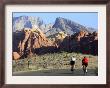 Two Cyclists, Red Rock Canyon National Conservation Area, Nevada, May 6, 2006 by Jae C. Hong Limited Edition Print