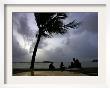 Visitors Sit By The Sea In Bombay, India, July 16, 2006 by Gurinder Osan Limited Edition Print