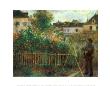 Monet Painting In His Garden At Argenteuil by Pierre-Auguste Renoir Limited Edition Print