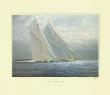 The America's Cup - Resolute V. Shamrock Iv, 1920 (Signed) by Tim Thompson Limited Edition Print