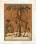 Antiqued Giraffe by Tina Chaden Limited Edition Pricing Art Print