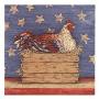 Mrs. Patriotic Hen by Leslie J. Beck Limited Edition Print