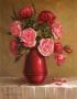 Red Vase I by Peggy Thatch Sibley Limited Edition Pricing Art Print