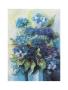 Blaue Hortensien by Ute S. Mertens Limited Edition Pricing Art Print