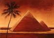 Sunset On Pyramids Ii by Alain Satie Limited Edition Print