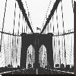 Brooklyn Bridge Silhouette by Erin Clark Limited Edition Pricing Art Print