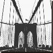 Brooklyn Bridge Silhouette by Erin Clark Limited Edition Print