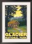 Glacier National Park - Cabin Scene, C.2009 by Lantern Press Limited Edition Print