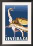 Ventura, California - Octopus, C.2009 by Lantern Press Limited Edition Print
