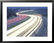 Light Streaks On M40, England, Uk by Mike England Limited Edition Pricing Art Print