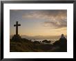 Stone Cross And Old Lighthouse, Llanddwyn Island National Nature Reserve, Anglesey, North Wales by Pearl Bucknall Limited Edition Print