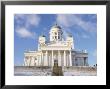 Lutheran Christian Cathedral In Winter Snow, Helsinki, Finland, Scandinavia, Europe by Gavin Hellier Limited Edition Pricing Art Print