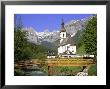 Church At Ramsau, Bavaria, Germany, Europe by Gavin Hellier Limited Edition Print
