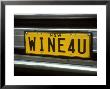 Wine For U Number Plate, Griffith, Australia by Steven Morris Limited Edition Pricing Art Print