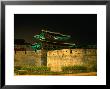 Old City Walls And Gate At Night, Jeonju, South Korea by Martin Moos Limited Edition Print