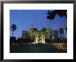 Twilight View Of Building With Palm Trees In Cuba by Steve Winter Limited Edition Pricing Art Print