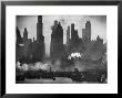 New York Harbor With Its Majestic Silhouette Of Skyscrapers Looking Straight Down Bustling 42Nd St. by Andreas Feininger Limited Edition Pricing Art Print