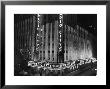 Nighttime Exterior Of Radio City Music Hall by Bernard Hoffman Limited Edition Pricing Art Print