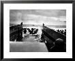 Small Landing Craft With American Soldiers Wading Ashore Under Heavy German Fire by Robert F. Sargent Limited Edition Pricing Art Print