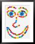 Coloured Chocolate Beans Forming A Smiling Face by Greg Elms Limited Edition Print