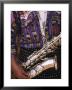Man's Traditional Dress And Saxophone, Antigua, Guatemala by John & Lisa Merrill Limited Edition Print