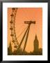 London Eye And Big Ben, South Bank, London, England by Alan Copson Limited Edition Print