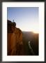 A Hiker Surveys The Grand Canyon From Atop Toroweap Overlook by John Burcham Limited Edition Print