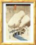 Man Crossing A Bridge by Ando Hiroshige Limited Edition Print