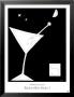 Black & White Martini I by Mark Pulliam Limited Edition Pricing Art Print