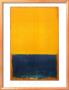 Yellow And Blue by Mark Rothko Limited Edition Print