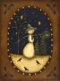 Snowman Lantern by Kim Lewis Limited Edition Pricing Art Print