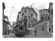 Lisbon Street Scene With Tramcar by W. Robert Moore Limited Edition Print