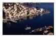 Aerial View Of Harbour, Greece by Wayne Walton Limited Edition Print